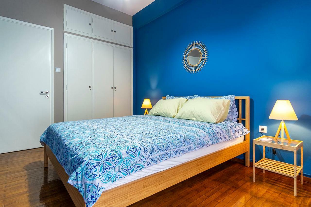 Ferienwohnung Colourful Apt,Airport Line,6 Min Metro,300 Mbps! Athen Exterior foto